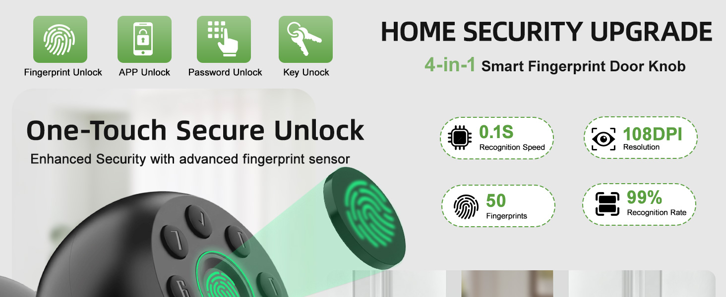 fingerprint door knob