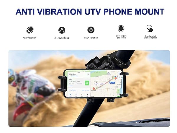 UTV phone mount,utv phone holder,polaris rzr phone mount,can am x3 phone mount,cell phone holder