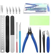 Fippy 11PCS Model Kit Tools, Gundam Model Tool Kit, Hobby Building Tools Kit for Gundam Basic Mod...