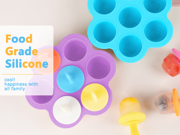 Silicone Popsicle Molds pop baby cube mini children Kids Ice Pop Molds Ice Cream Mould