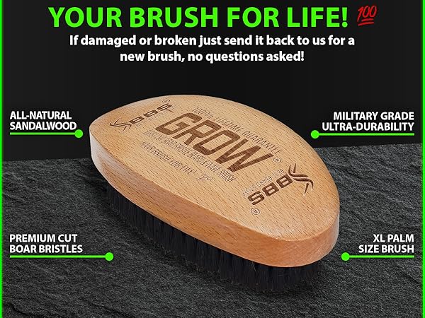 mens grooming kit beard scrubber men hair brush detangler brush circle brush shaving brush