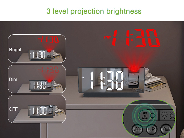 Projection Alarm Clock