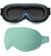 Gritin 100% Blackout Sleep Eye Mask for Women Men,Zero Eye Pressure Sleeping Mask-Ergonomic Desig...