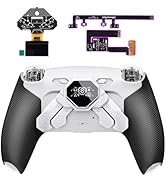 eXtremeRate SPARK Back Paddles Kit for PS5 Controller BDM-010 BDM-020, OLED Display + Clicky Trig...