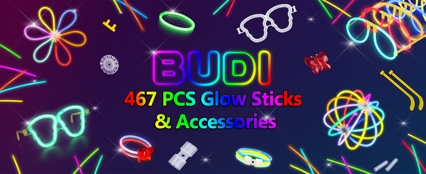 glow sticks party favors