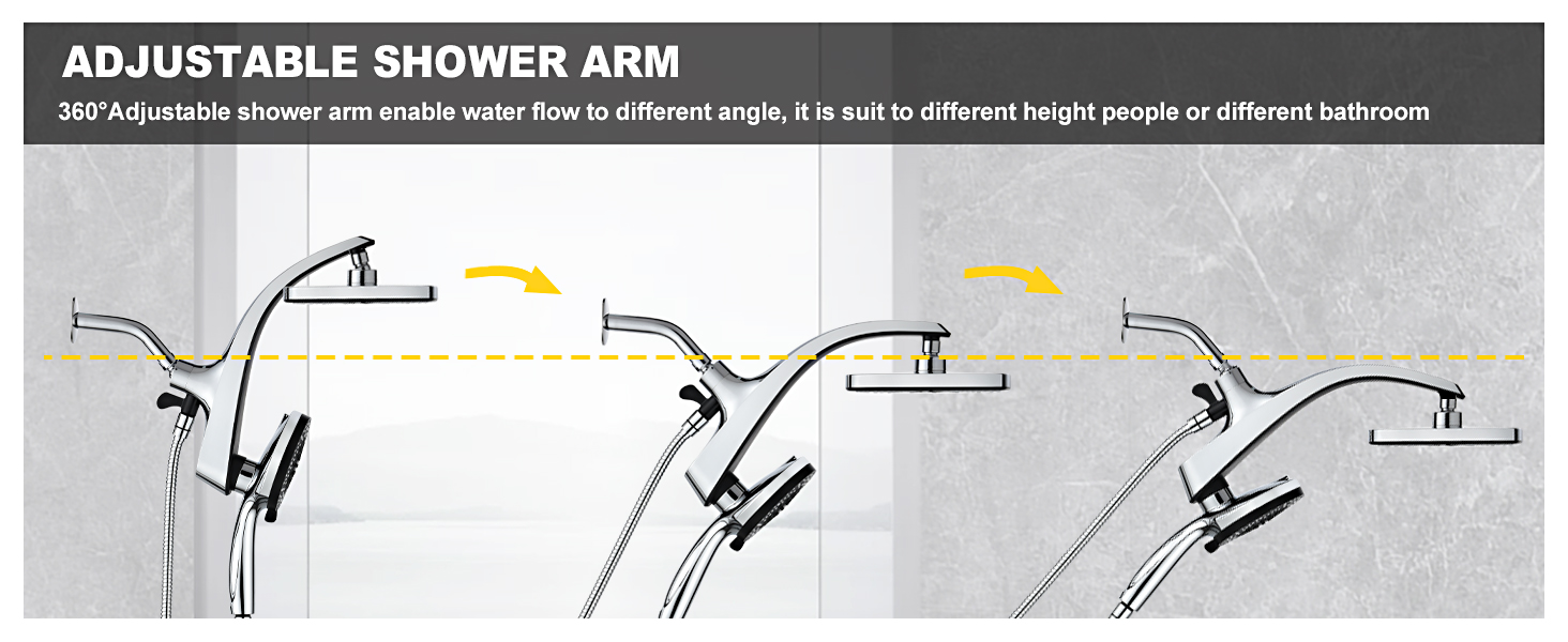 adjustable shower head