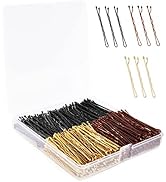 Bobby Pin, 360 Pcs Bobby Pins, 2 Inch Premium Bobby Pins Black, Brown and Blonde, Secure Hold Bob...
