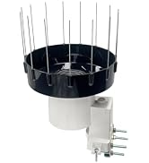 ECOWITT WH40BH Wireless Rain Gauge Outdoor Sensor, with 5cm/1.96in Height Self-Emptying Rainfall ...