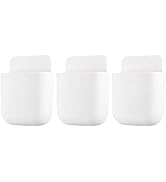 kulusion 3 Pcs Remote Control Holder, Wall Mount Pen Holder Hole-Free Self Adhesive Phone Chargin...