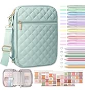 BellaHold Bible Cover Case for Women, Large Bible Cover with Shoulder Strap | Bible study kit:12 ...