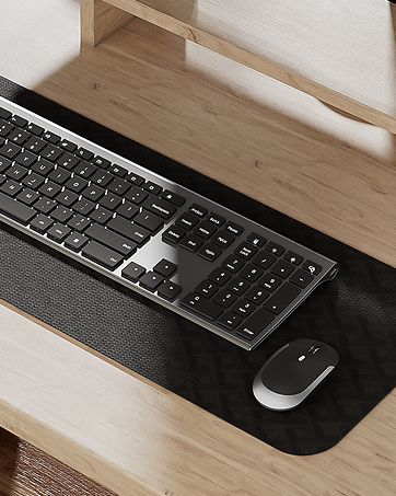slim wireless keyboard and mouse combo