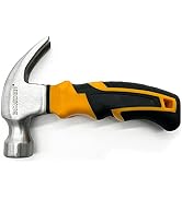 Hammer 8oz, Small Hammer, BOOSDEN Camping Hammer, Mini hammer, Claw Hammer, Stubby Hammer, Small ...