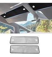 JOYTUTUS Sun Visor Extension for Cybertruck, 2 Pack Windshield Sunshade Reflective Sun Visor, Fol...
