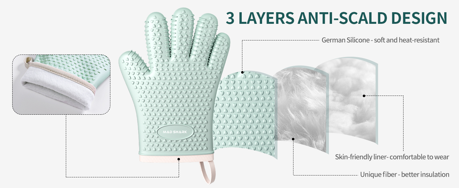 silicone oven mitts