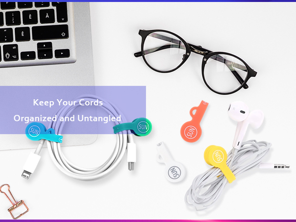 magnetic cable clips cord organizer holders