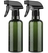 TTTred Plastic Spray Bottles (2 Pack 10 oz), Leakproof Adjustable Fine Mist & Jet Stream Nozzle, ...