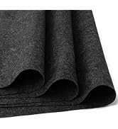 HaoFeiJH Grey Felt Fabric 36" X 36"(1 Square Yard) 1.6mm,Fabric Sheets Soft Woven Acrylic Craft F...