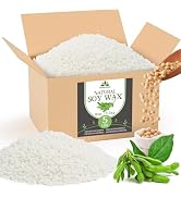 Soy Wax, Waxcanpy Natural Candle Wax, Organic Soy Wax for Candle Making from Farm, No Harmless, A...