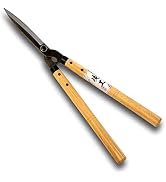 KAKURI Japanese Small Hedge Shears Heavy Duty Bush Cutting Shears, 5.9 Inch Compact Straight Blad...