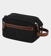 Vorspack Canvas Toiletry Bag for Men - Water Resistant Travel Bag for Toiletries, Bathroom Essent...