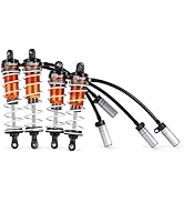 1/10 RC Car Shocks Front & Rear Shock Absorber Damper Assembled Set (4Pcs) 105x93mm Aluminum Adju...