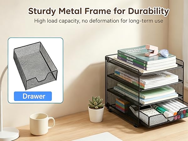 desk organizer and accessories