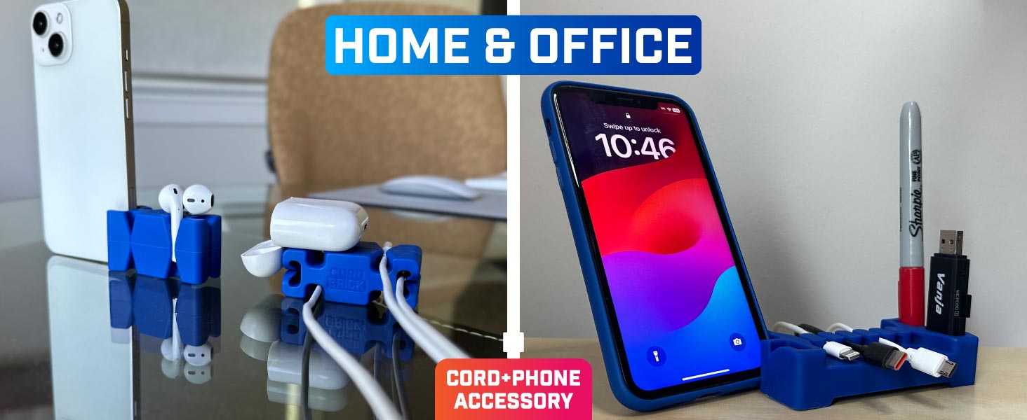 Use CordBrick and DeskBrick at Home - or at the Office