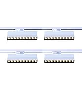 mirrea 20W Dimmable LED Array Track Lighting Heads White Painted Compatible with Single Circuit H...