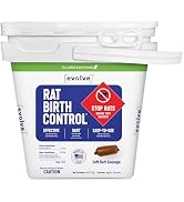 Evolve Rat Birth Control Soft Bait Sausages – 6 lbs | Scientifically Proven Rat Population Contro...