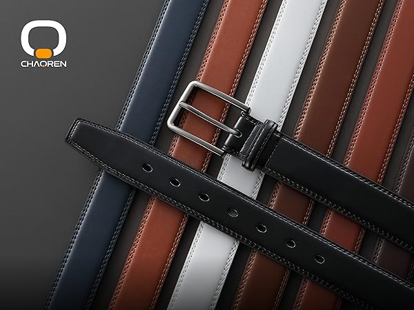leather dress belt men
