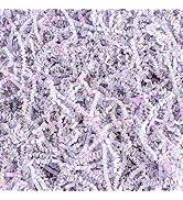 Sukh Diamond White Crinkle Paper Filler - Shredded Crinkle Cut Paper for Gift Baskets & Boxes, Pr...