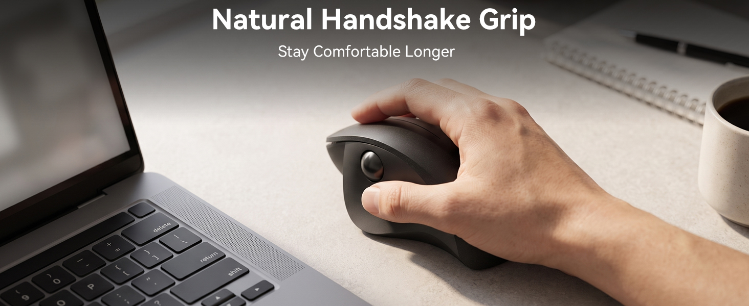 ergonomic wireless mouse for laptop