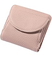 RNIEGA Mini Wallet for Women RFID Blocking Small Bifold Wallet Leather Coin Pocket Credit Card Ho...