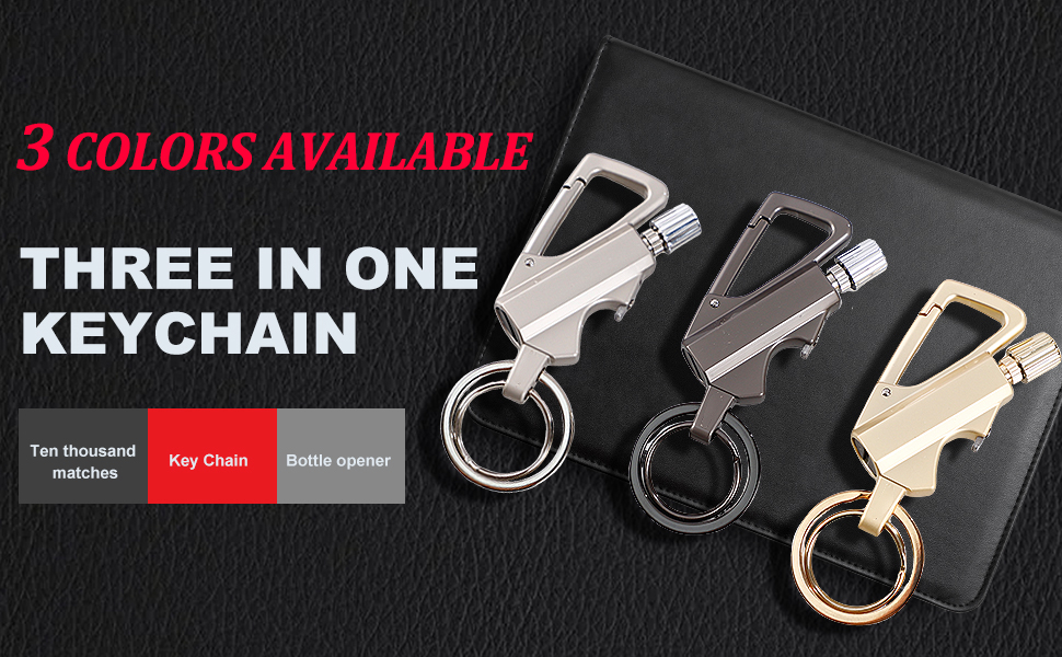 keychain lighter match strike
