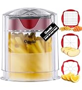 French Fry Cutter, Professional Home Style Onion Chopper, Vegetable Chopper Dicer Manual, Easy to...
