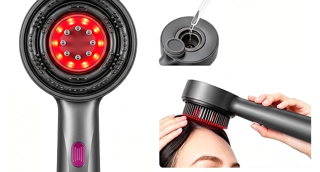 Scalp Massage Comb That Can Be Filled with Liquid