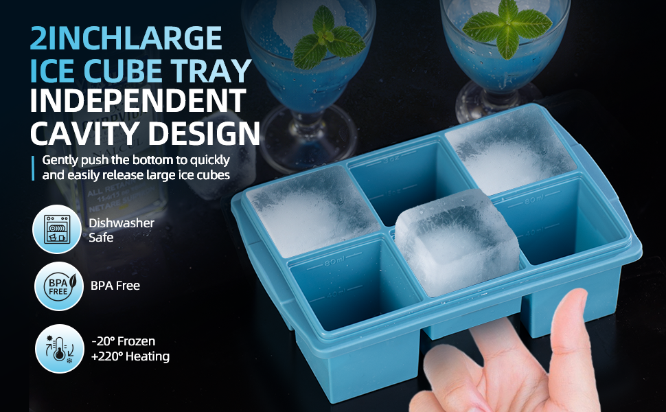 Large Silicone Ice Cube Tray