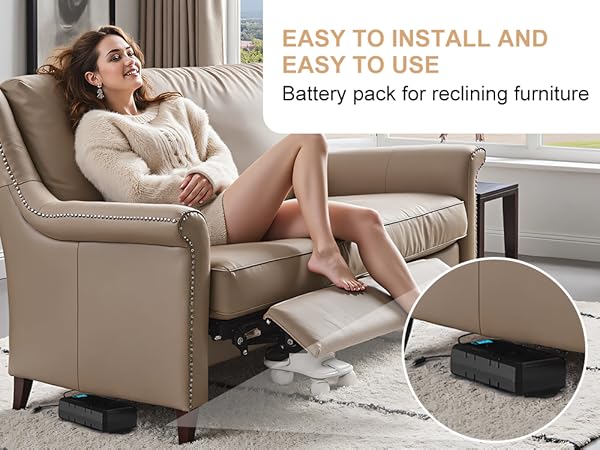 recliner battery pack rechargeable