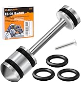 MateAuto LS Oil Diverter Barbell, LS Billet Aluminum Rear Passage Plug Oil Diverter Barbell w/3 O...