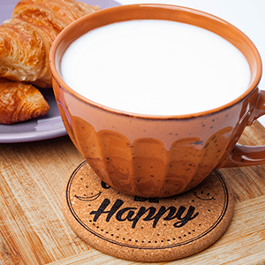 cork coasters for drinks absorbent with holder wooden table gifts set funny coaster cup coffee cute