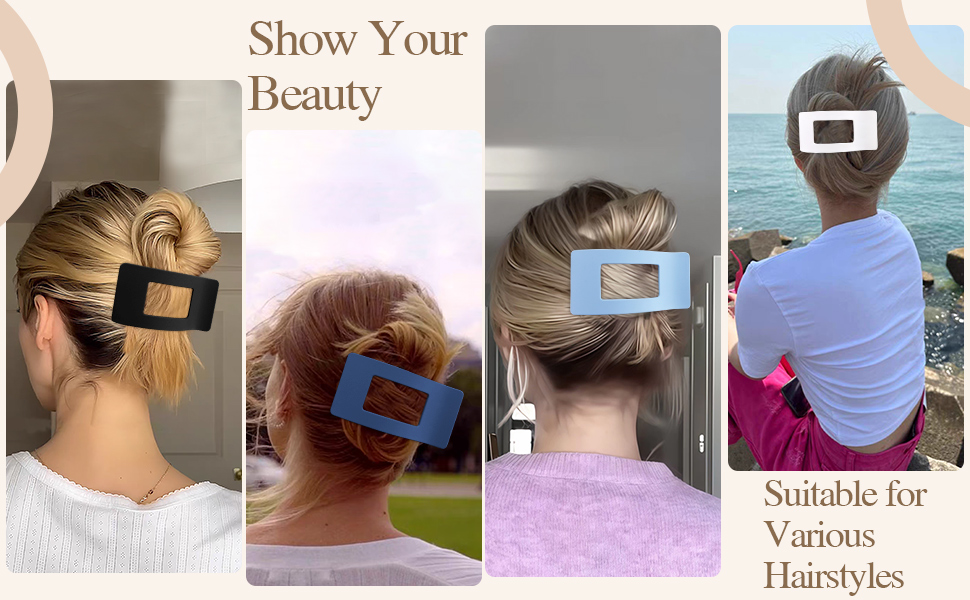 duckbill hair clips for women