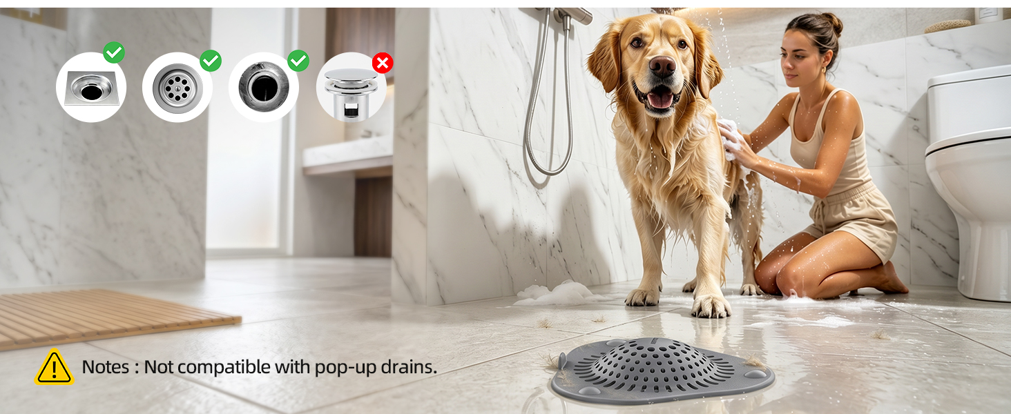 Fits Most Standard Shower Drains