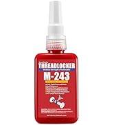 ESKONKE Blue Thread Locker 243 Nuts & Bolts Locker Medium Strength Removable 1.69 Fl oz Threadloc...