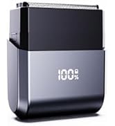 CLIKTAG Mini Electric Razor for Man: Electric Foil Shavers for face - IPX7 Waterproof Cordless Ra...