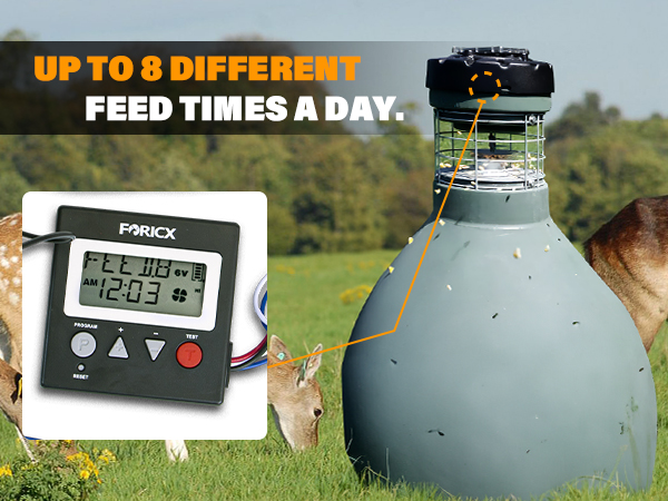 Feeder 8 Times Digital Timer for Hunting Game Feeding