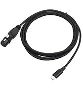 Lrbners USB-C to 3-Pin XLR Female Cable 6.6FT - USB C 24Bit/96KHz Digital to Analog XLR Female Du...