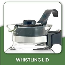 water kettle stovetop whistling coffee pitcher pour over tea for stove top borosilicate glass pot