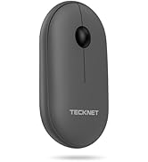 TECKNET Bluetooth Mouse, 2.4G USB-A Compact and Portable Mouse for Laptop 2 Modes(BT3.0/5.0+2.4Gh...