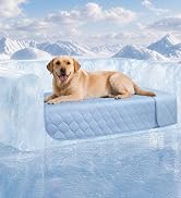 Luciphia Waterproof Cooling Blanket for Dogs Couch Cover Q-MAX>0.5, Leakproof Pet Mat Non-Slip fo...