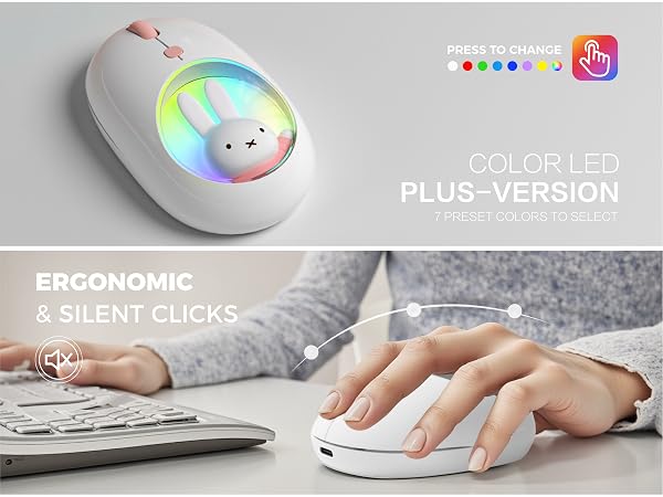 MIFFY Dual Mode Wireless Mouse (2.4GHz + Bluetooth 5.0)